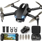 GPS Drone with Camera for Adults, 2K HD FPV Drones with Auto Return, Follow Me, Circle Fly, Waypoint Fly, Stable Hover, Brushless Motor, Foldable 5G Transmission Remote Control Quadcopter